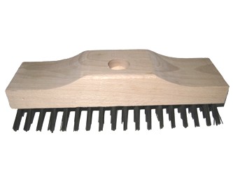 Stahldrahtbürste/-schrubber 22 cm Stahldrahtbürste/-schrubber 22 cm