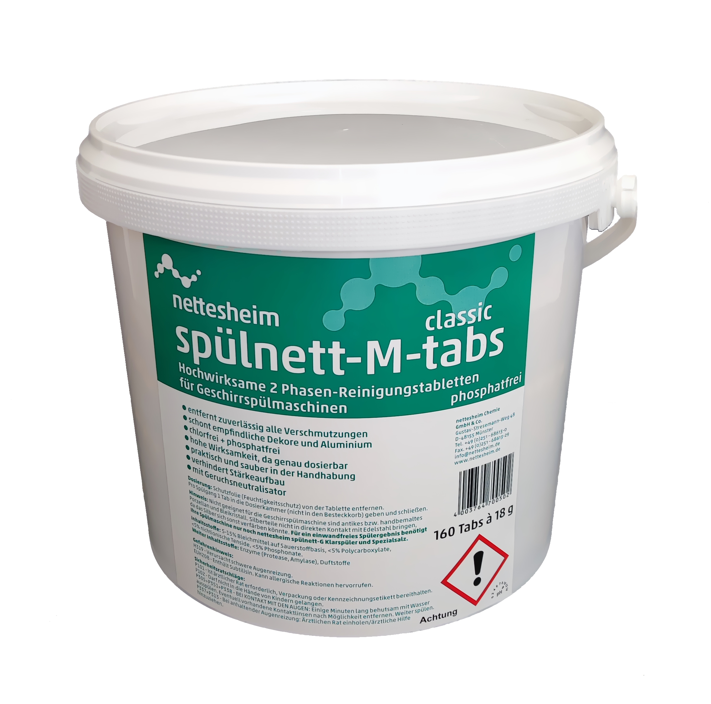NETTESHEIM Spülnett-M 2-Phasen Tabs Spülmaschinentabs NETTESHEIM Spülnett-M 2-Phasen Tabs Spülmaschinentabs