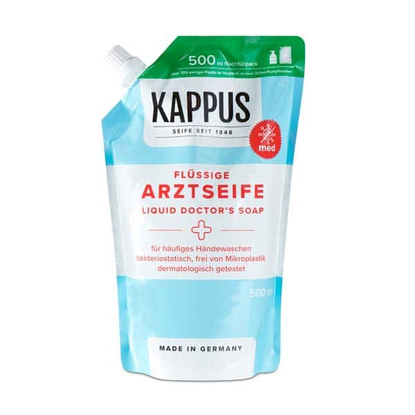 Kappus Arztseife Nachfüllpackung 500 ml Kappus Arztseife Nachfüllpackung 500 ml