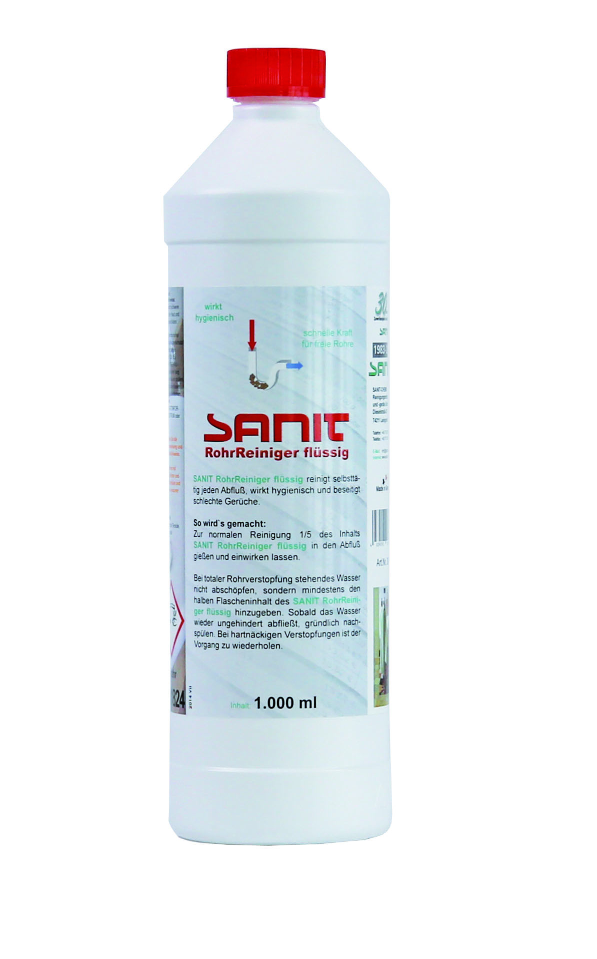 SANIT Profi Rohrreiniger flüssig SANIT Profi Rohrreiniger flüssig