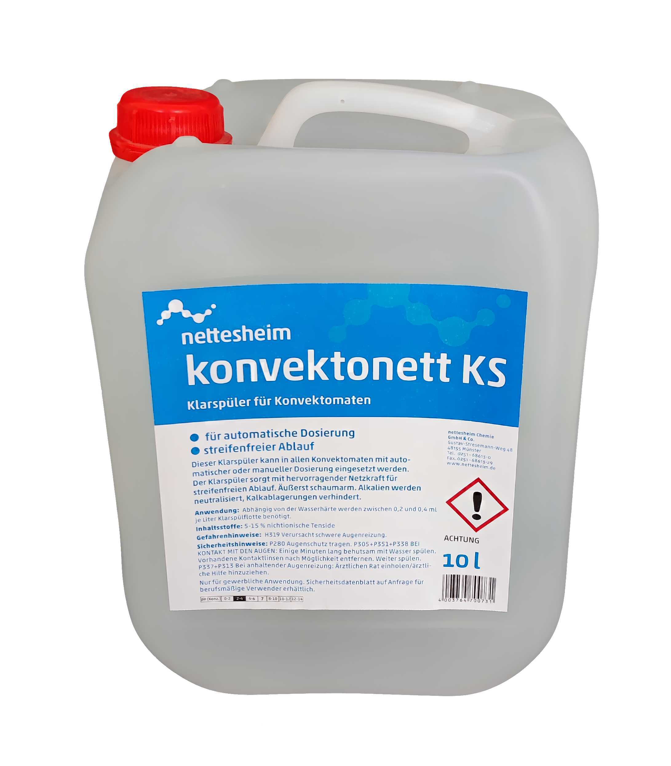 NETTESHEIM Konvektonett KS Konvektomatenklarspüler NETTESHEIM Konvektonett KS Konvektomatenklarspüler