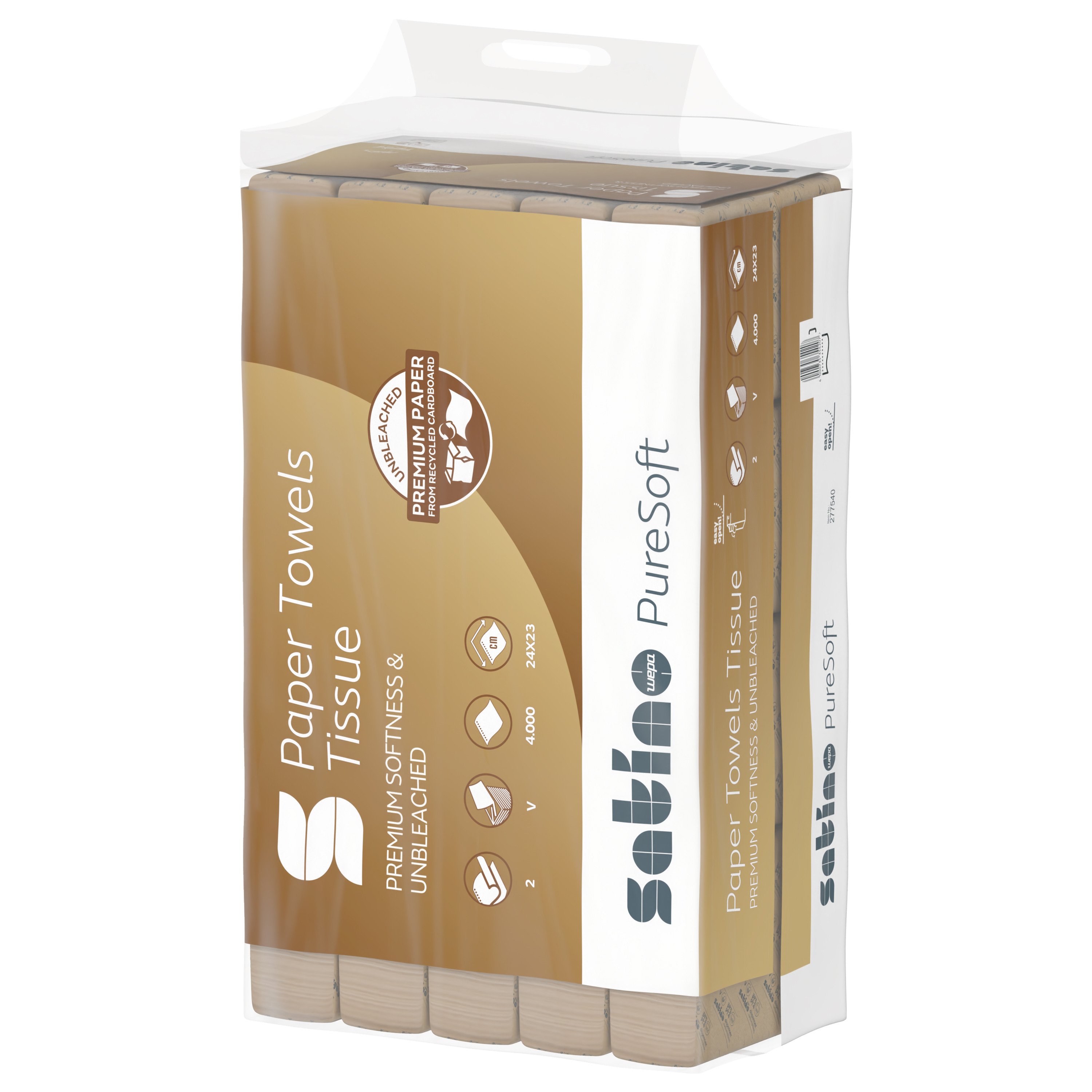Satino PureSoft Handtuchpapier 2-lagig Satino PureSoft Handtuchpapier 2-lagig