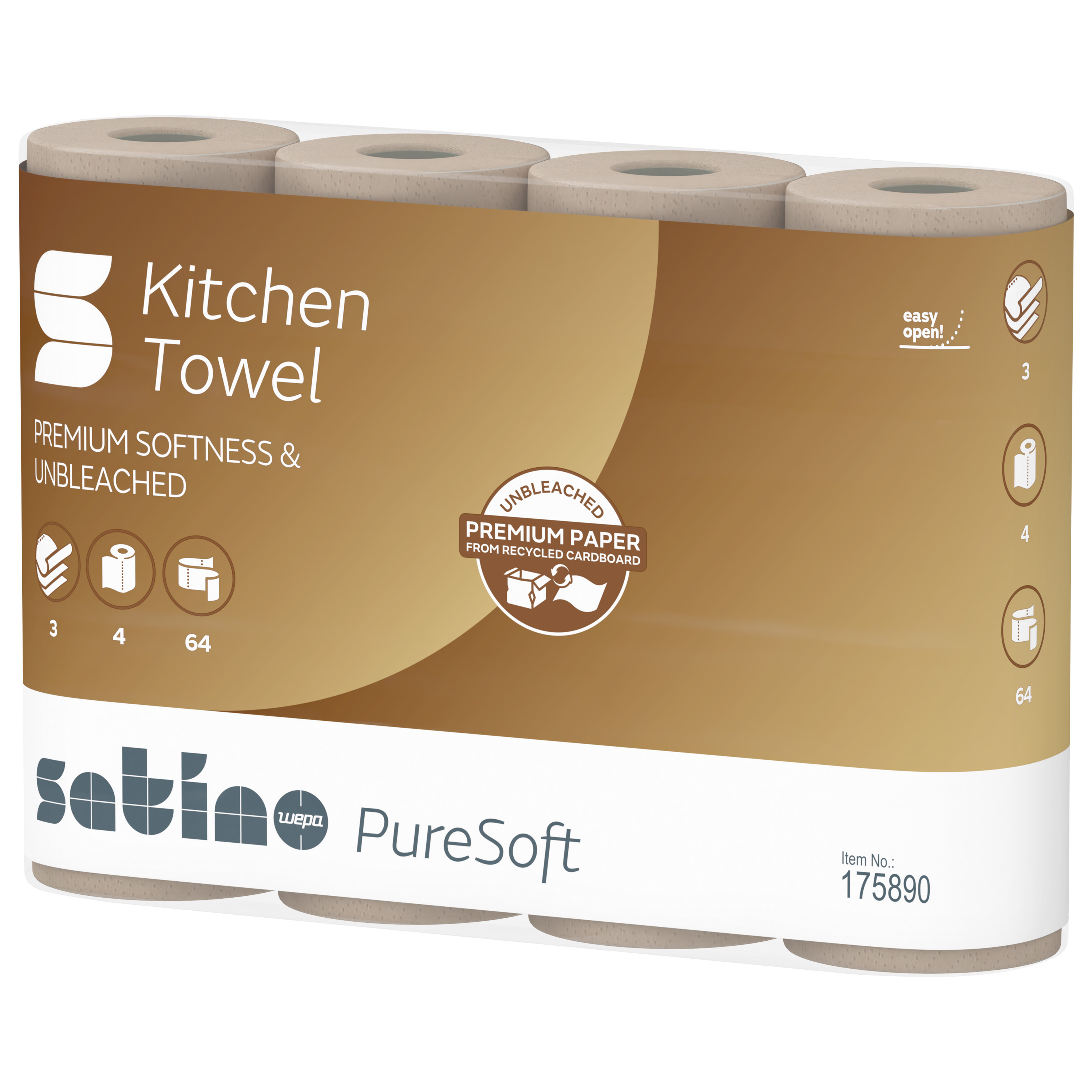 Satino PureSoft Küchenrollen 3-lagig Satino PureSoft Küchenrollen 3-lagig