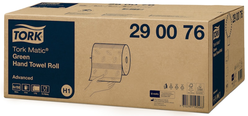 Tork Matic® 290076 Handtuchrollen Advanced grün Tork Matic® 290076 Handtuchrollen Advanced grün