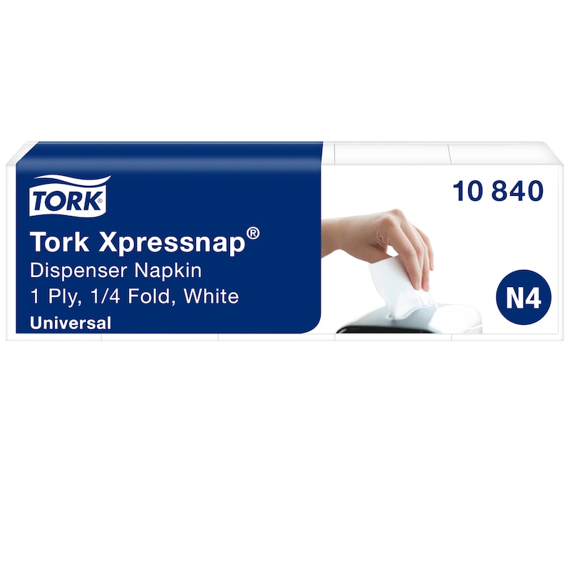 Tork Xpressnap® Weiße Spenderserviette 10840 Tork Xpressnap® Weiße Spenderserviette 10840