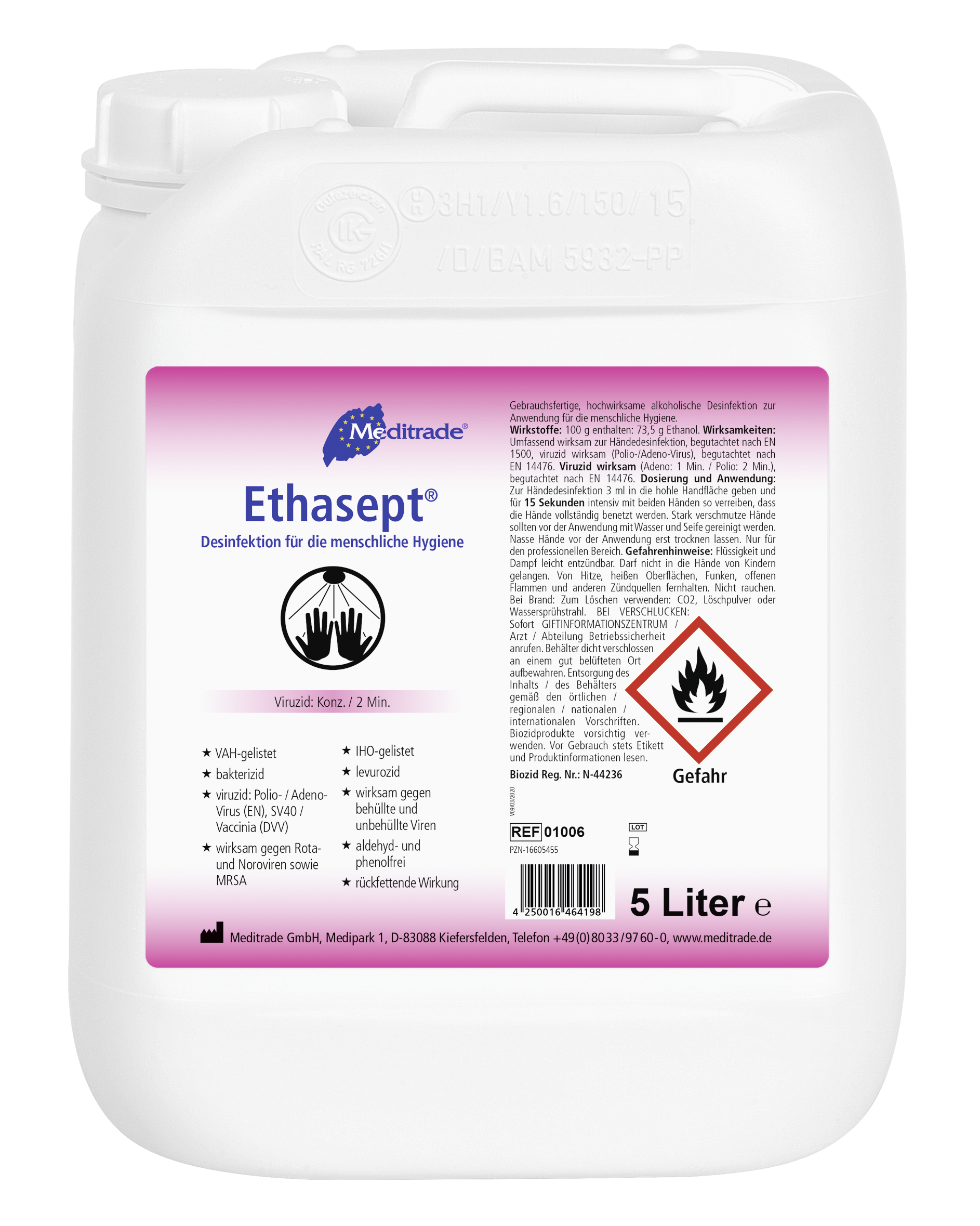 Meditrade Ethasept Händedesinfektionsmittel Meditrade Ethasept Händedesinfektionsmittel
