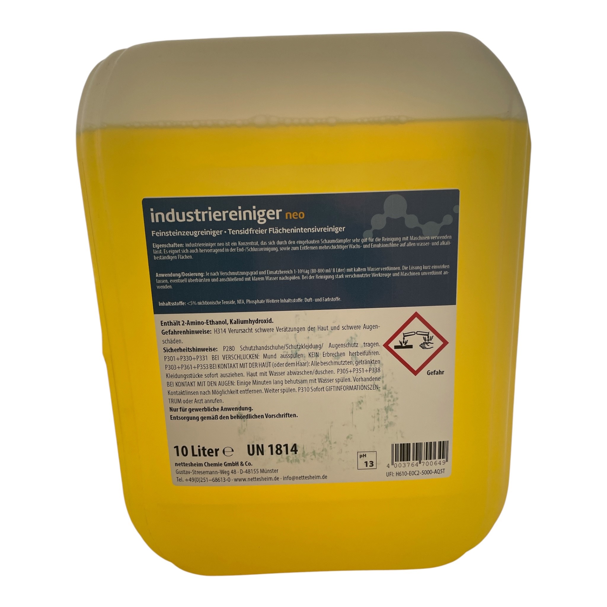 NETTESHEIM Industriereiniger neo Konzentrat NETTESHEIM Industriereiniger neo Konzentrat