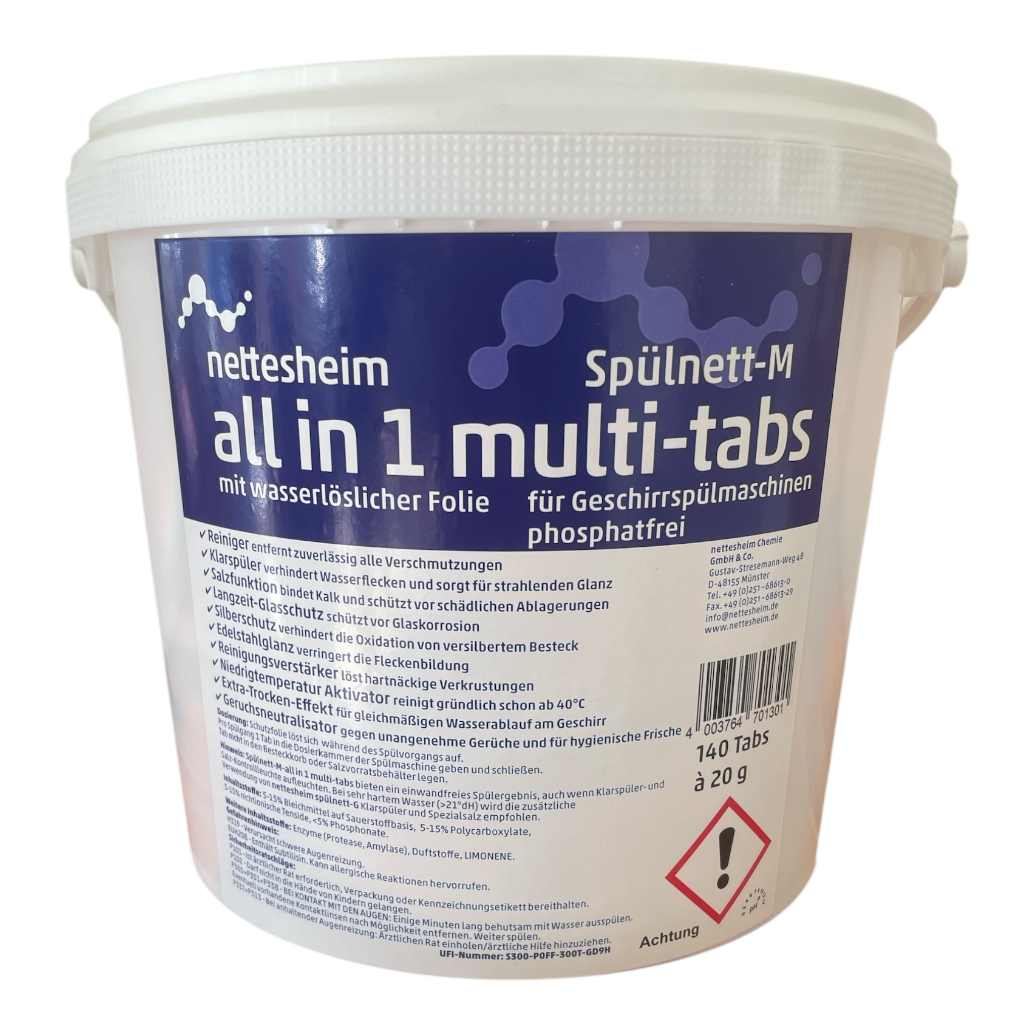 NETTESHEIM Spülnett-M all in 1 Multi-tabs NETTESHEIM Spülnett-M all in 1 Multi-tabs