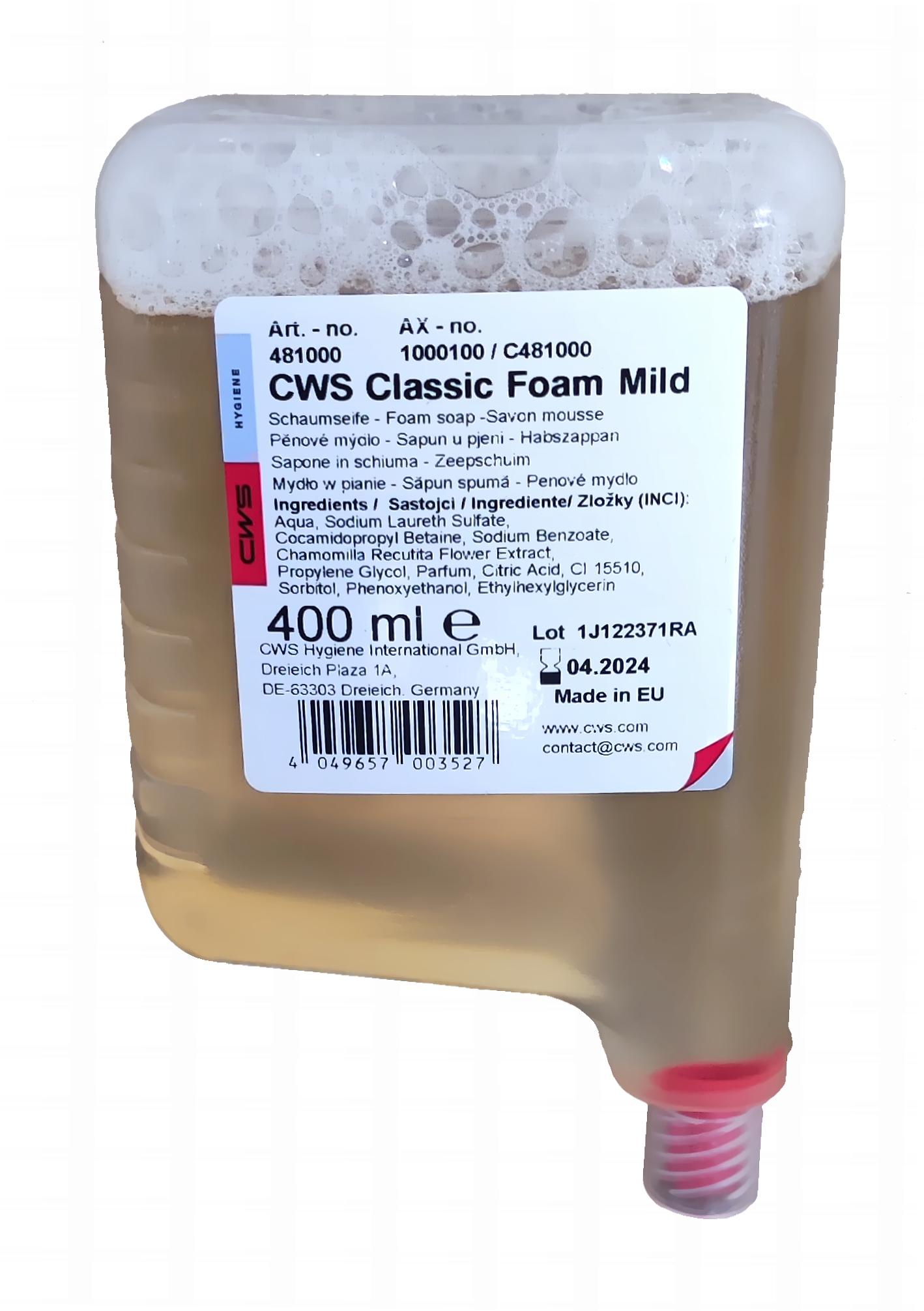 CWS Classic Foam Seifencremepatrone