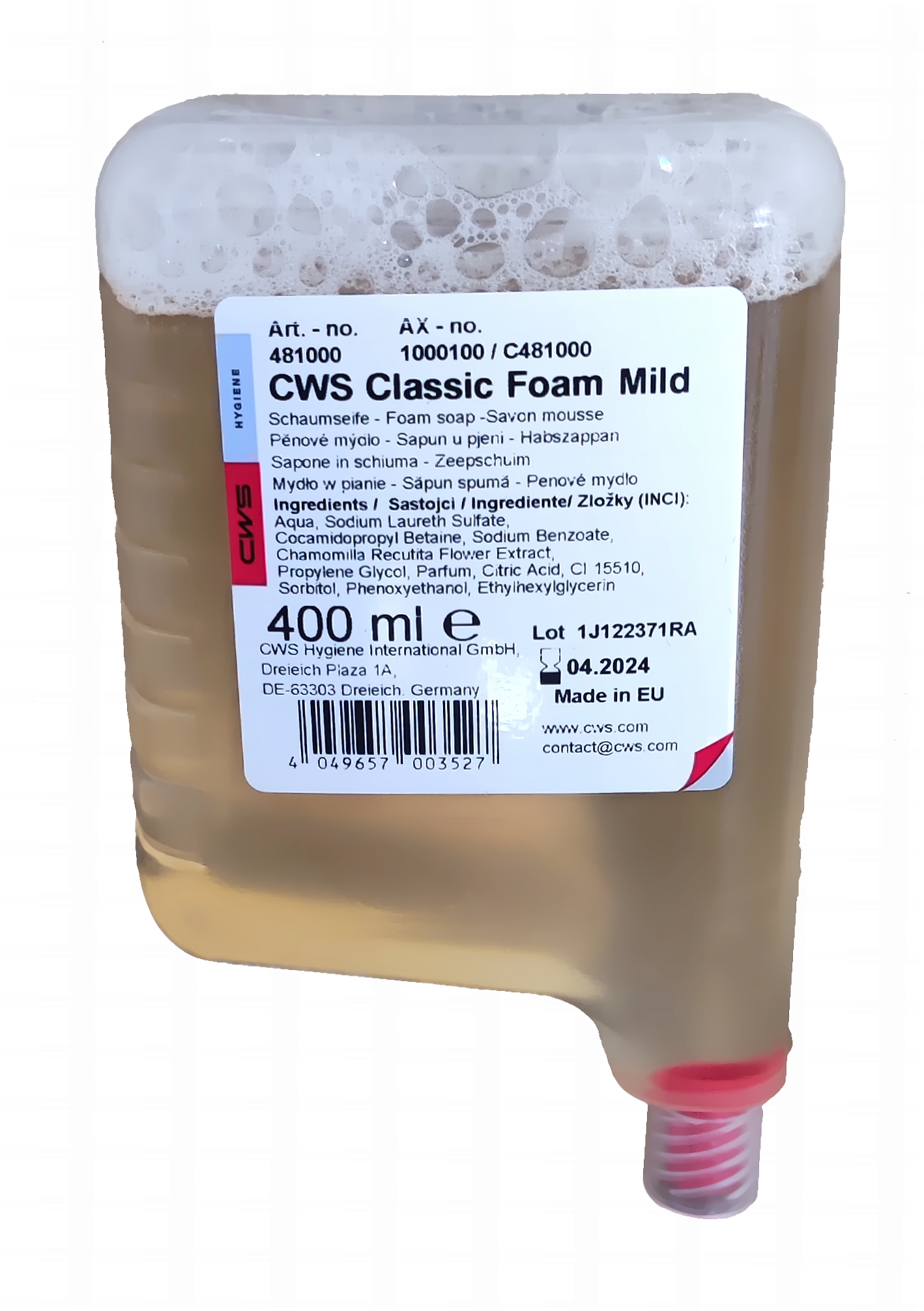 CWS Classic Foam Seifencremepatrone CWS Classic Foam Seifencremepatrone