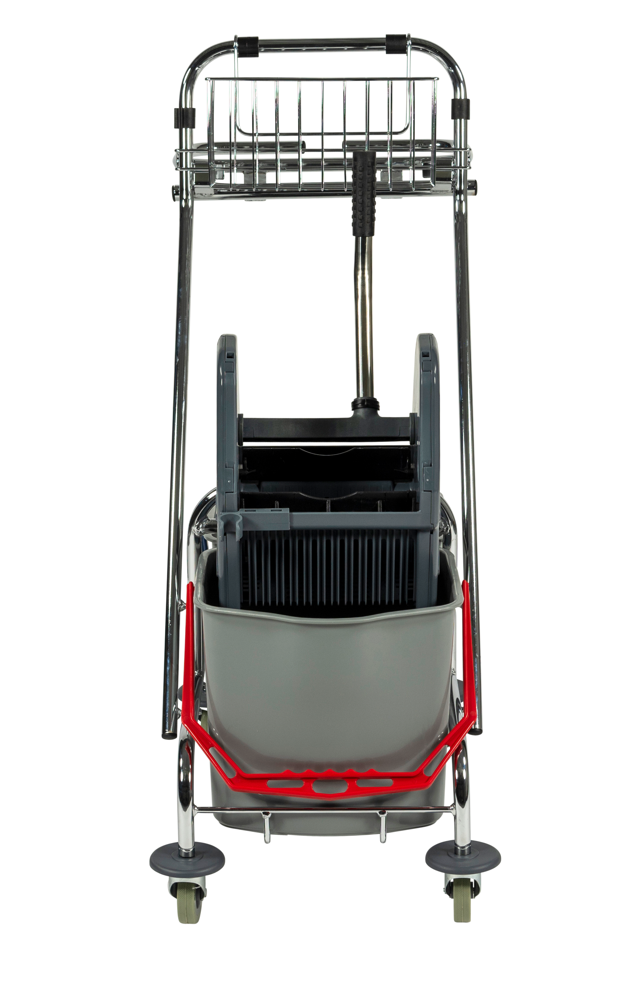 ECO-Zwei-Eimer-Wagen Chrom ECO-Zwei-Eimer-Wagen Chrom