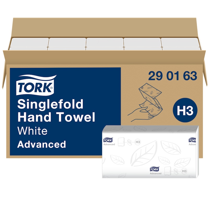 Tork Zickzack-Handtücher H3 2-lagig 2900163 Tork Zickzack-Handtücher H3 2-lagig 2900163