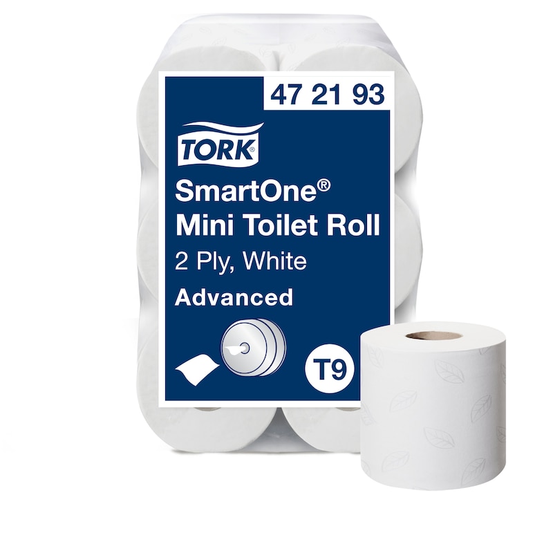 Tork Smart One Toilettenpapier T9 weiß, 472193 Tork Smart One Toilettenpapier T9 weiß, 472193