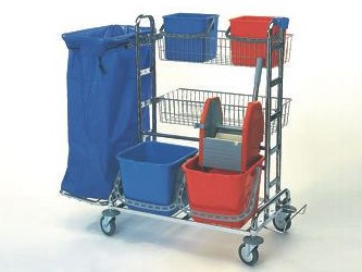 MEIKO Chromcar 1 Servicewagen, 1x 120 Ltr. MEIKO Chromcar 1 Servicewagen, 1x 120 Ltr.