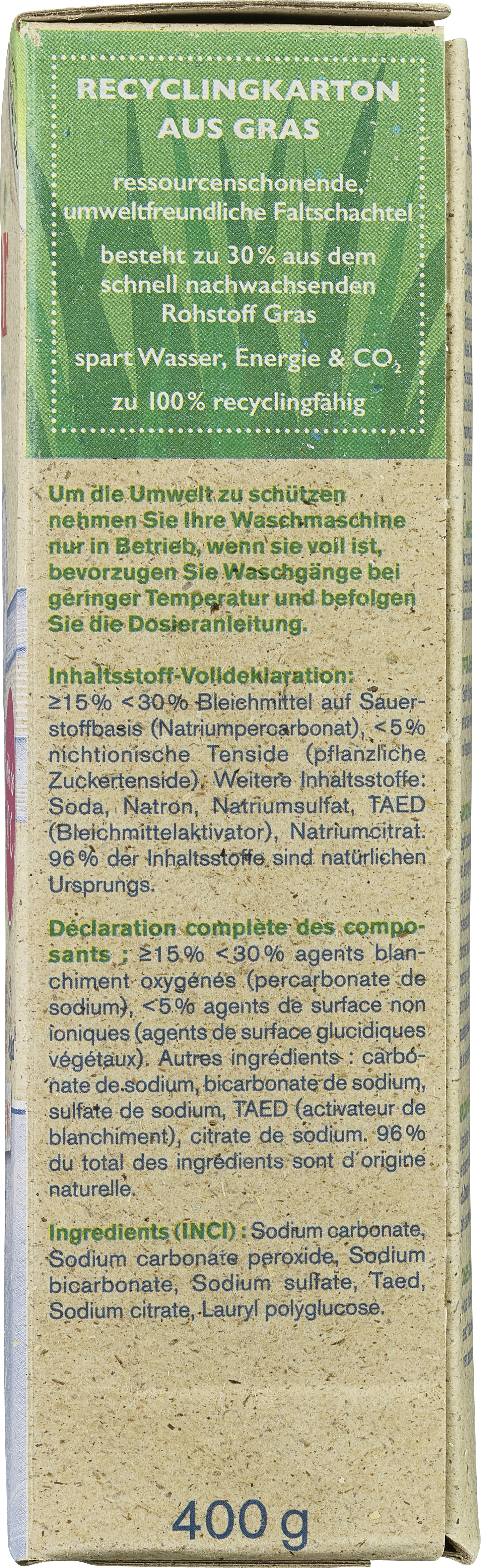 Klar Fleckensalz Klar Fleckensalz