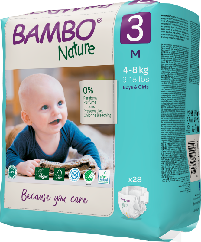 Bambo Nature Windeln Größe 3, 4-8 kg Bambo Nature Windeln Größe 3, 4-8 kg