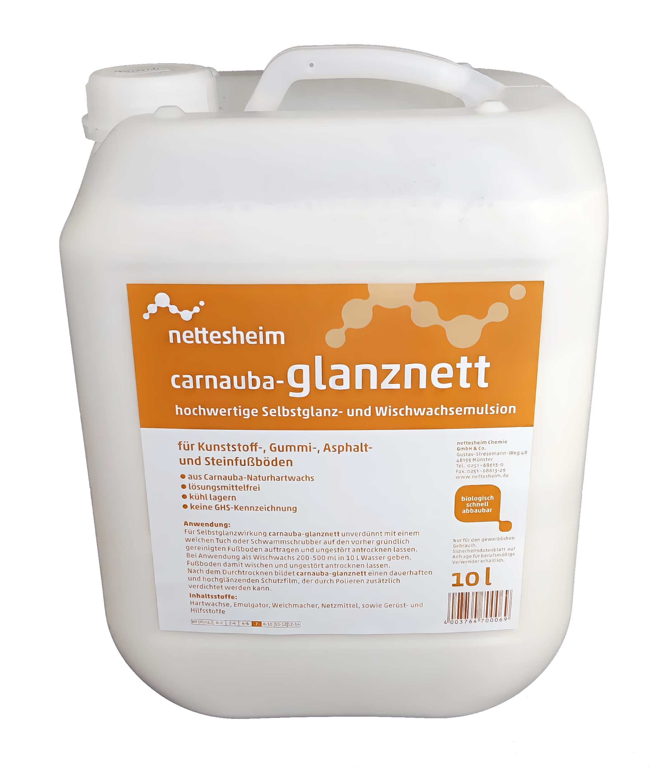 NETTESHEIM Carnauba-Glanznett Wischemulsion NETTESHEIM Carnauba-Glanznett Wischemulsion