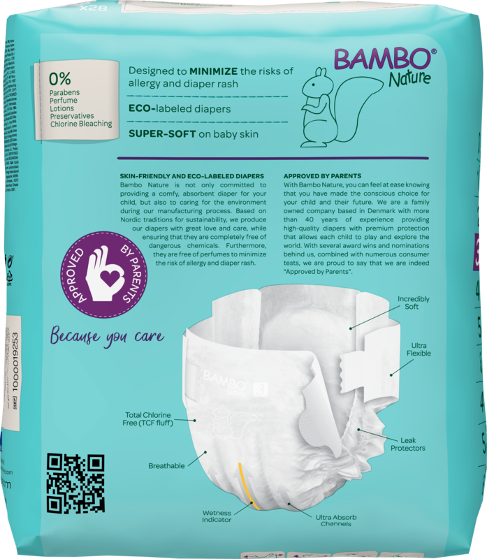Bambo Nature Windeln Größe 3, 4-8 kg Bambo Nature Windeln Größe 3, 4-8 kg