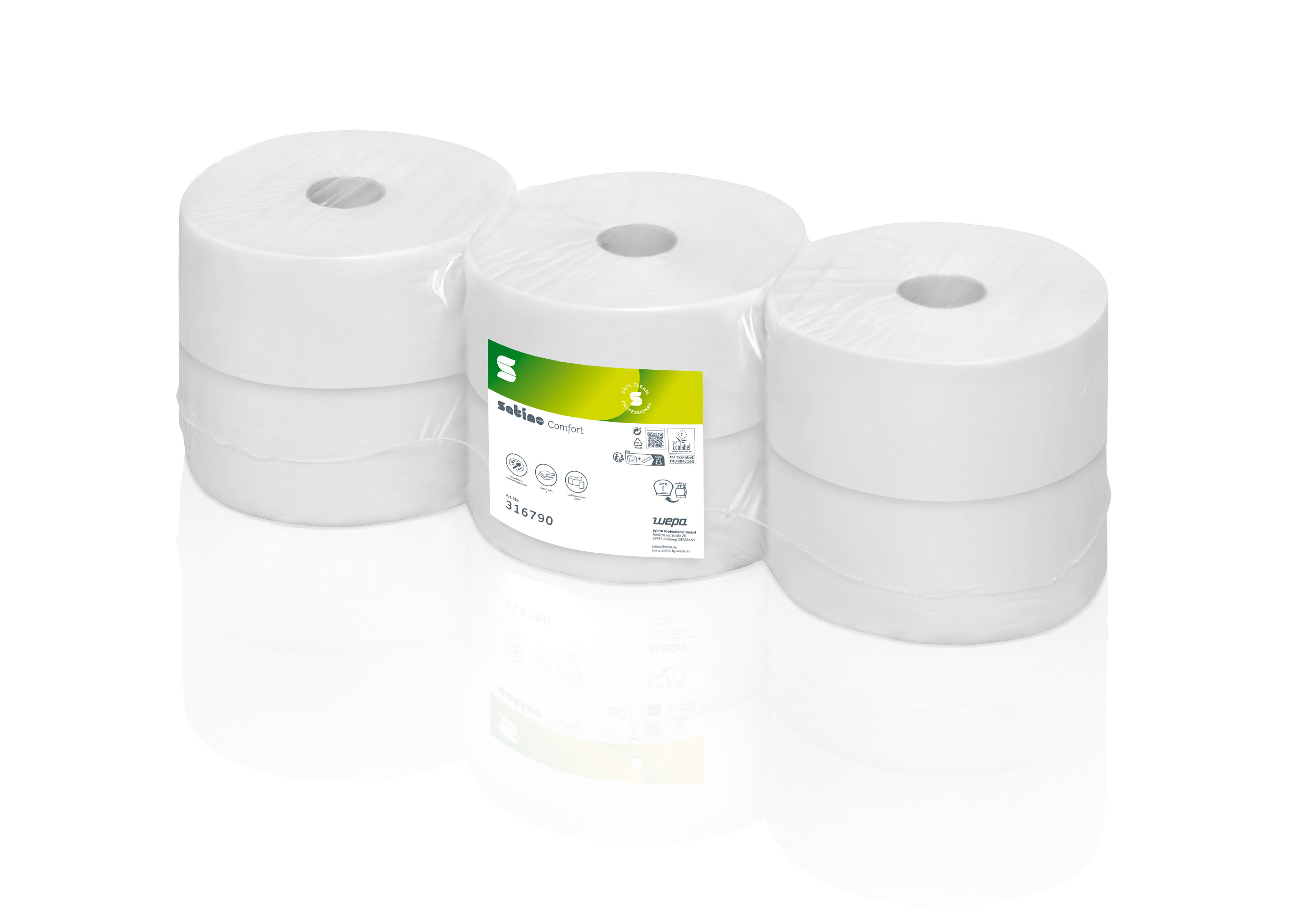 Satino Comfort Toilettenpapier Großrollen Satino Comfort Toilettenpapier Großrollen