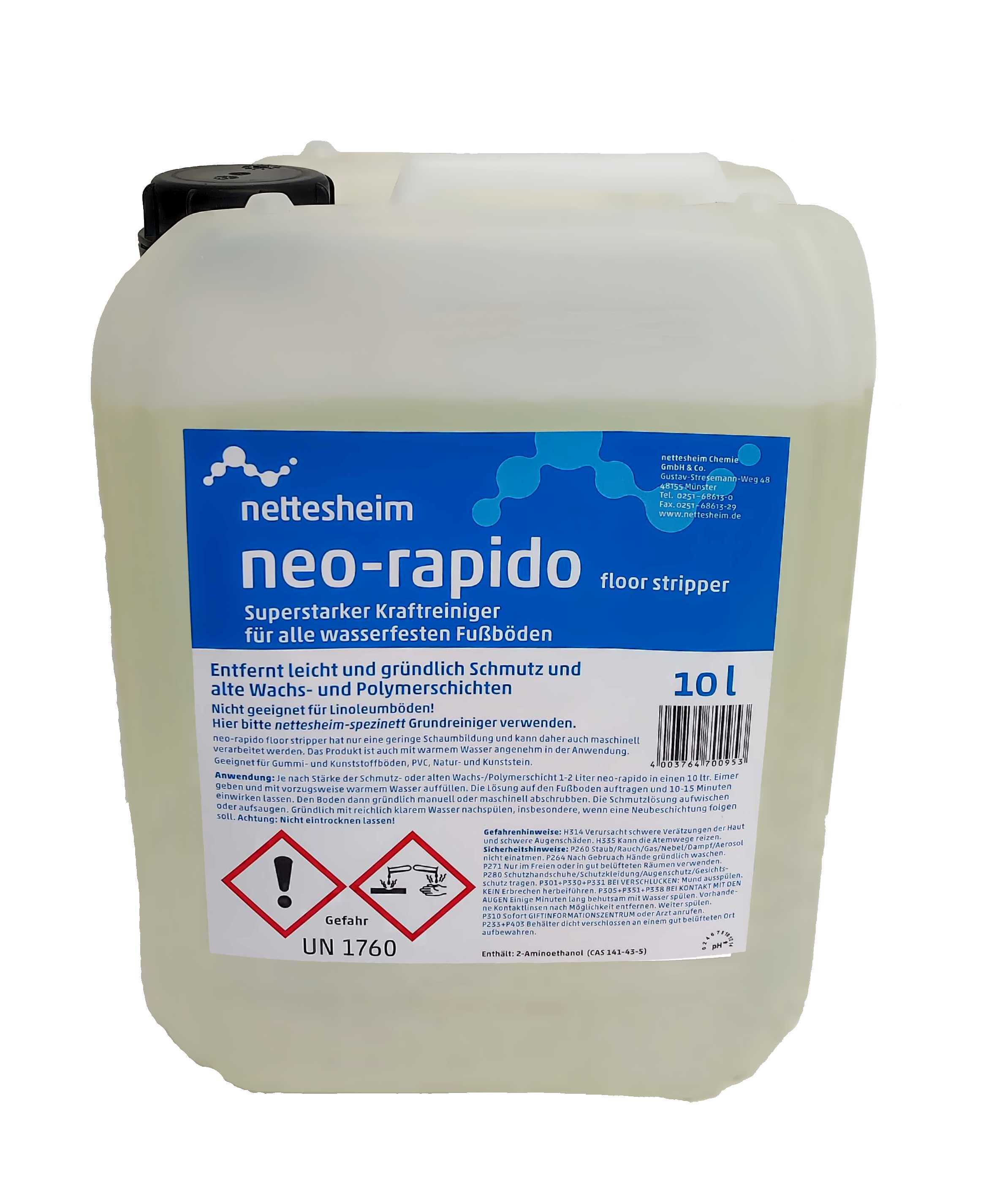 NETTESHEIM neo-Rapido floor stripper Grundreiniger NETTESHEIM neo-Rapido floor stripper Grundreiniger