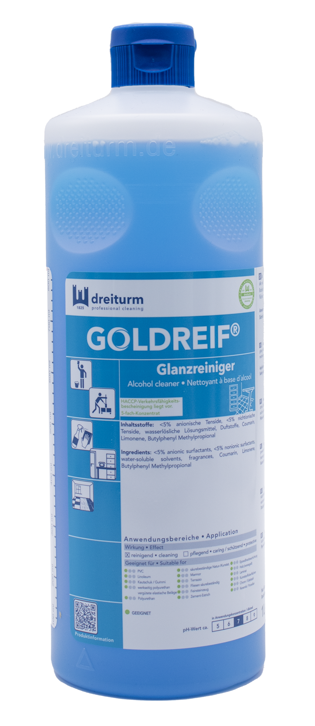 Dreiturm GOLDREIF® Glanzreiniger 1000 ml Dreiturm GOLDREIF® Glanzreiniger 1000 ml