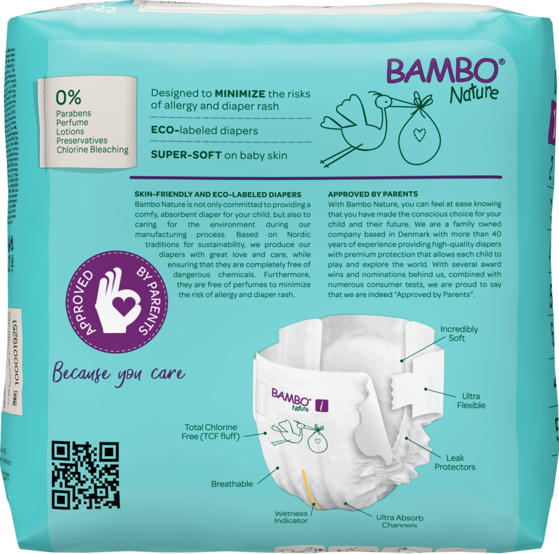 Bambo Nature Windeln Größe 1, 2-4 kg Bambo Nature Windeln Größe 1, 2-4 kg