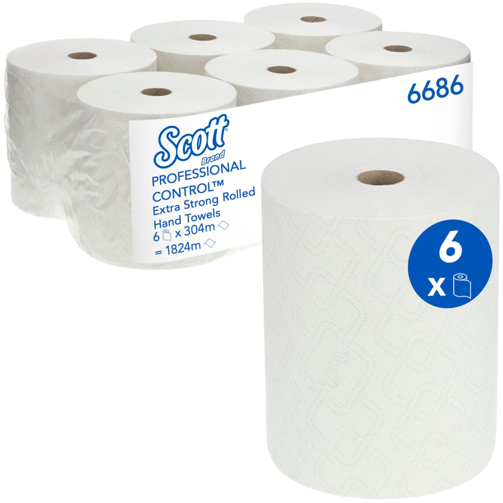 Scott® Extra Strong Papierhandtuchrolle 6686 Scott® Extra Strong Papierhandtuchrolle 6686