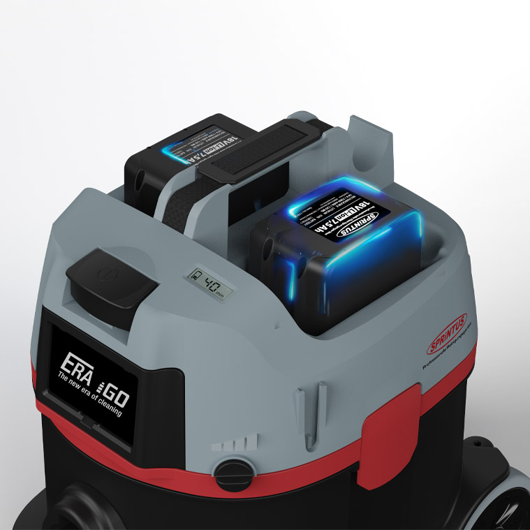 Sprintus Era iGO mit 5 Ah Akkus und Ladegerät Sprintus Era iGO mit 5 Ah Akkus und Ladegerät