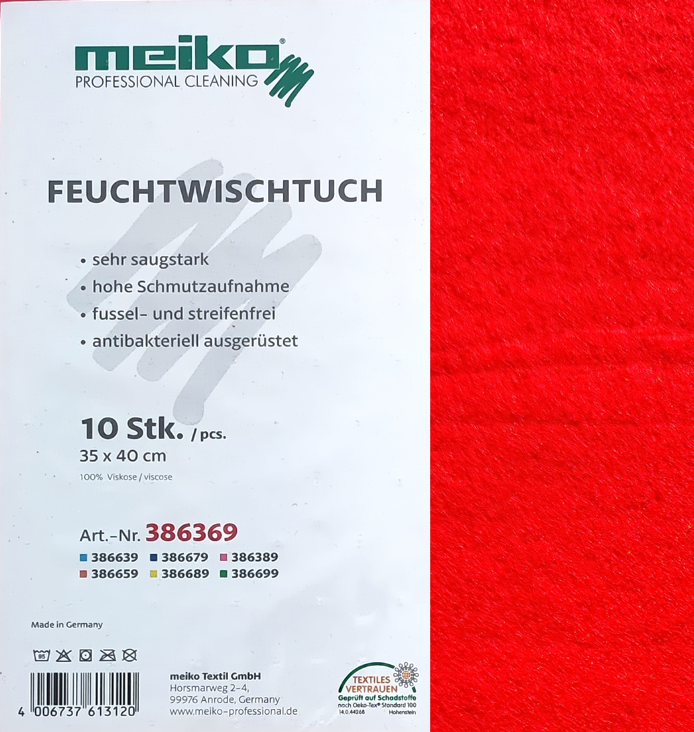 Meiko Feuchtwischtuch Softy 35 x 40 cm Meiko Feuchtwischtuch Softy 35 x 40 cm