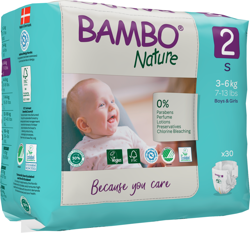 Bambo Nature Windeln Größe 2, 3-6 kg Bambo Nature Windeln Größe 2, 3-6 kg