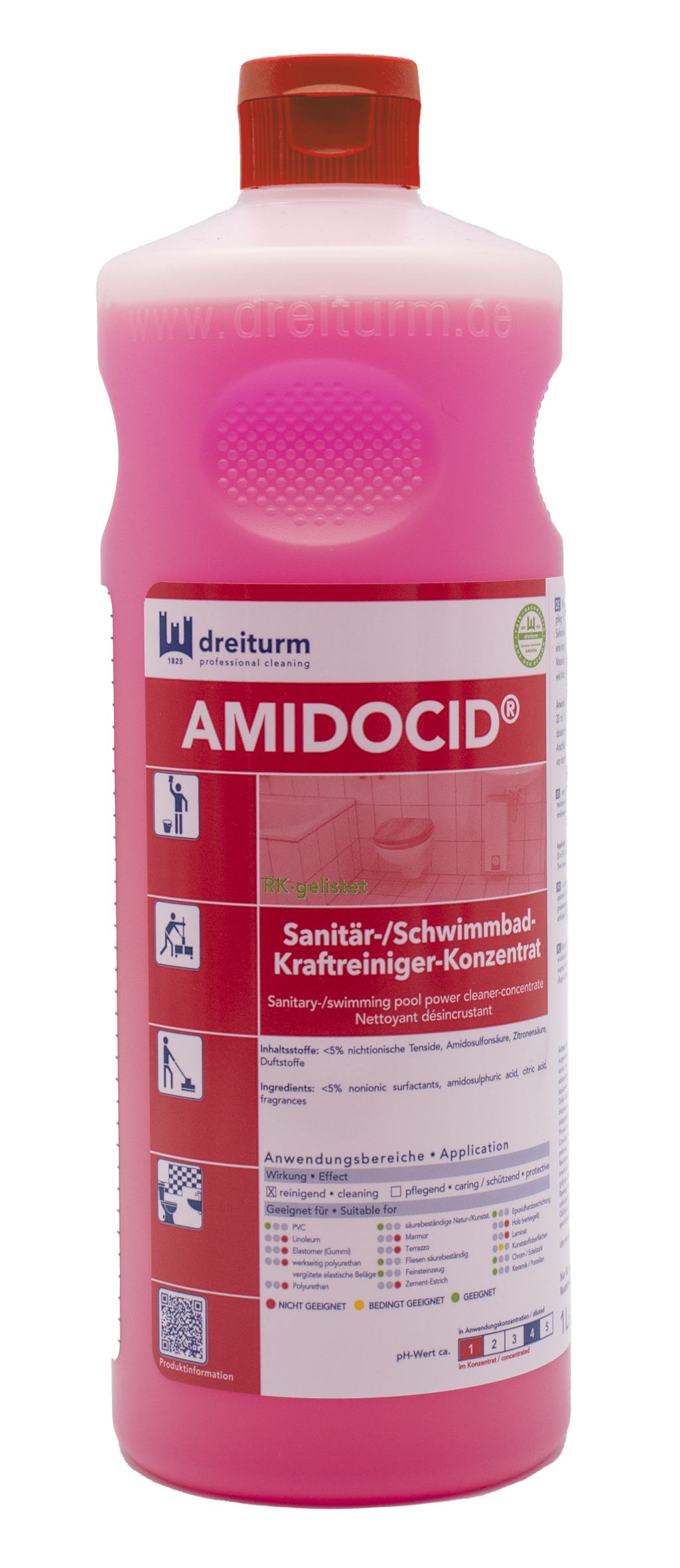 Dreiturm Amidocid® Sanitär-Kraftreiniger Dreiturm Amidocid® Sanitär-Kraftreiniger