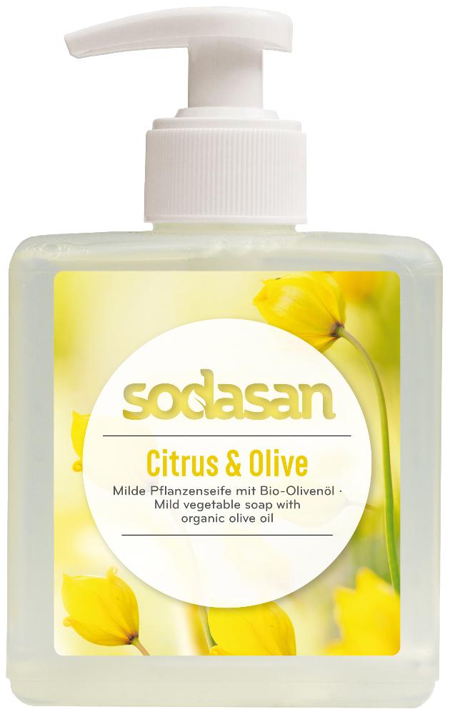 SODASAN Flüssigseife Liquid Citrus-Olive