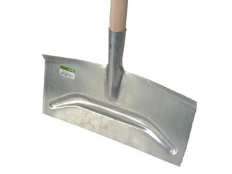 Schneescharre aus verzinktem Stahlblech Schneescharre aus verzinktem Stahlblech