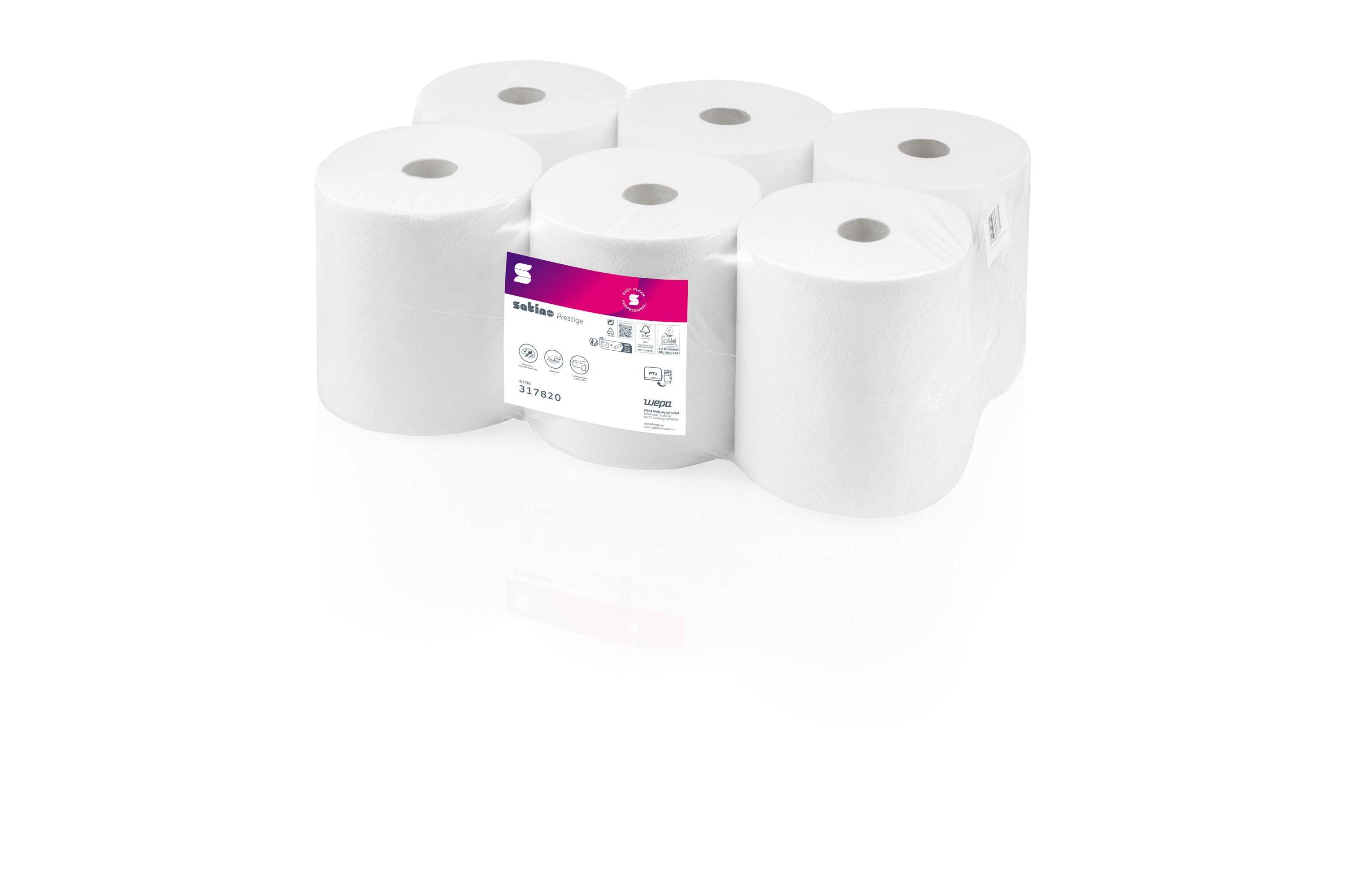 Satino Prestige System-Handtuchrollen Tissue Satino Prestige System-Handtuchrollen Tissue