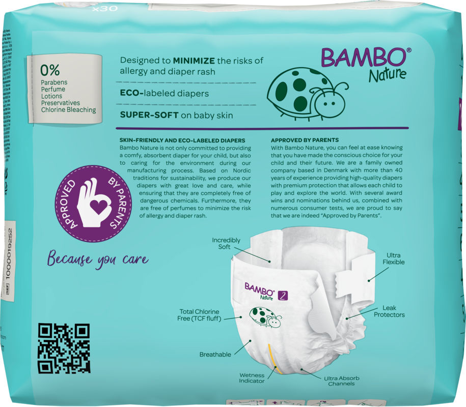 Bambo Nature Windeln Größe 2, 3-6 kg Bambo Nature Windeln Größe 2, 3-6 kg