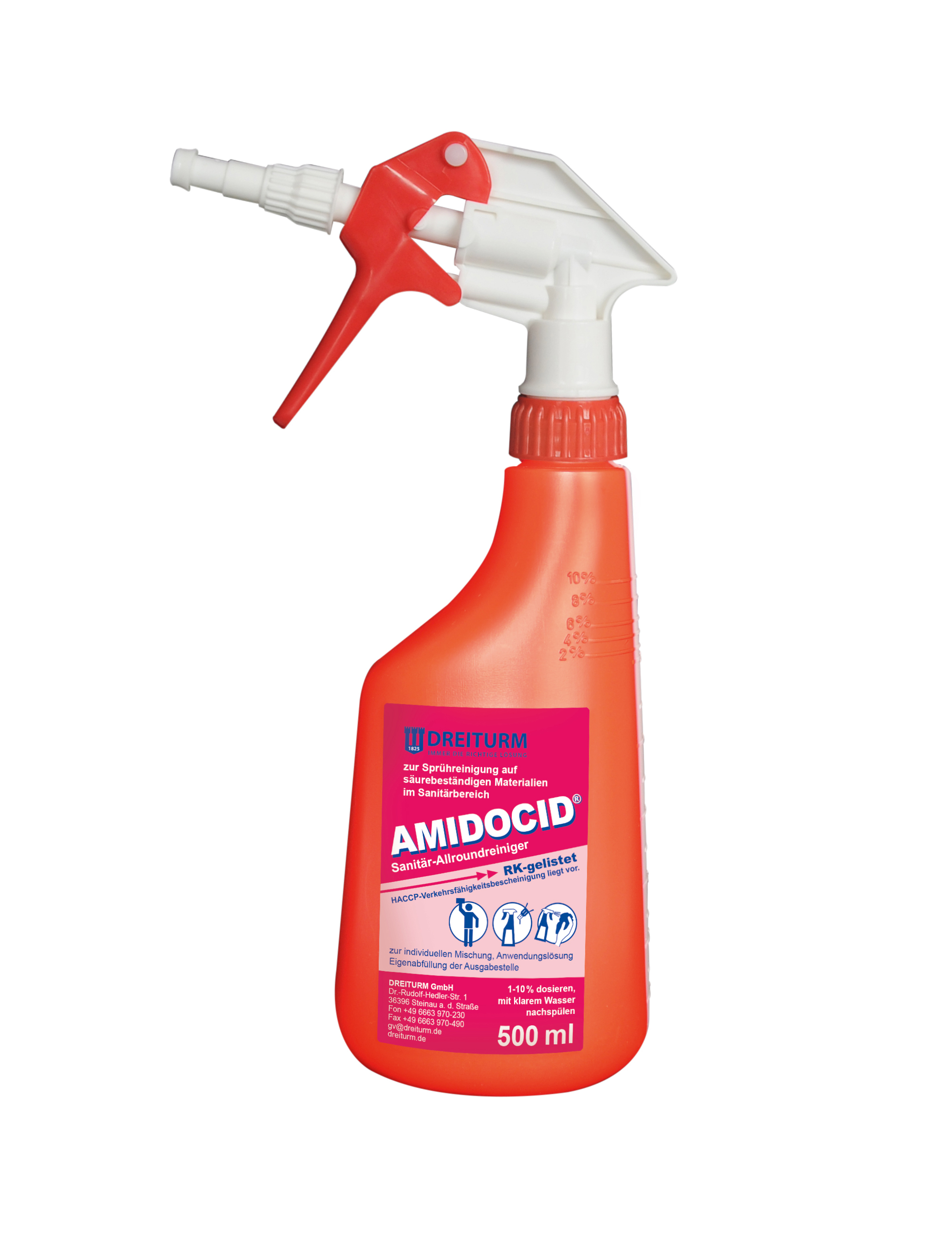 Dreiturm Amidocid 500 ml Leerflasche Dreiturm Amidocid 500 ml Leerflasche