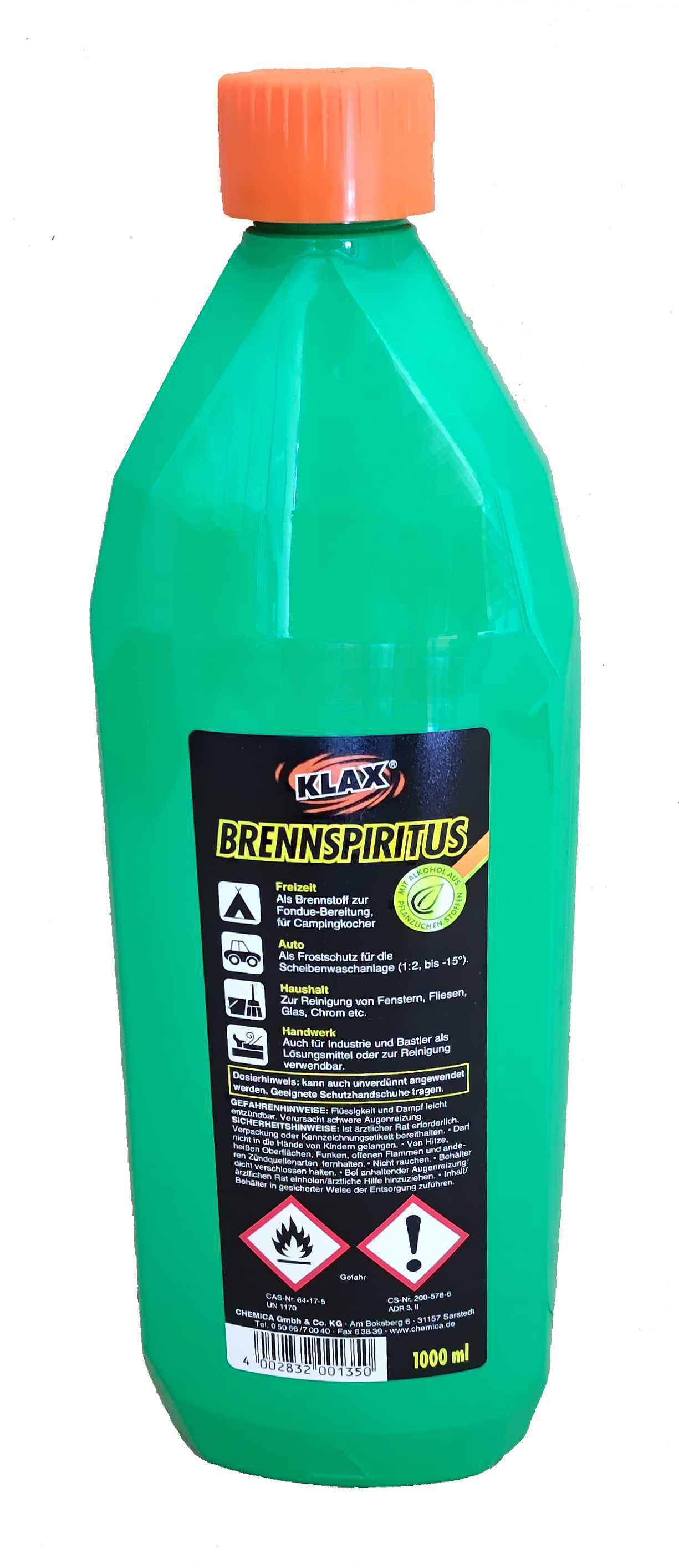 KLAX Brennspiritus KLAX Brennspiritus