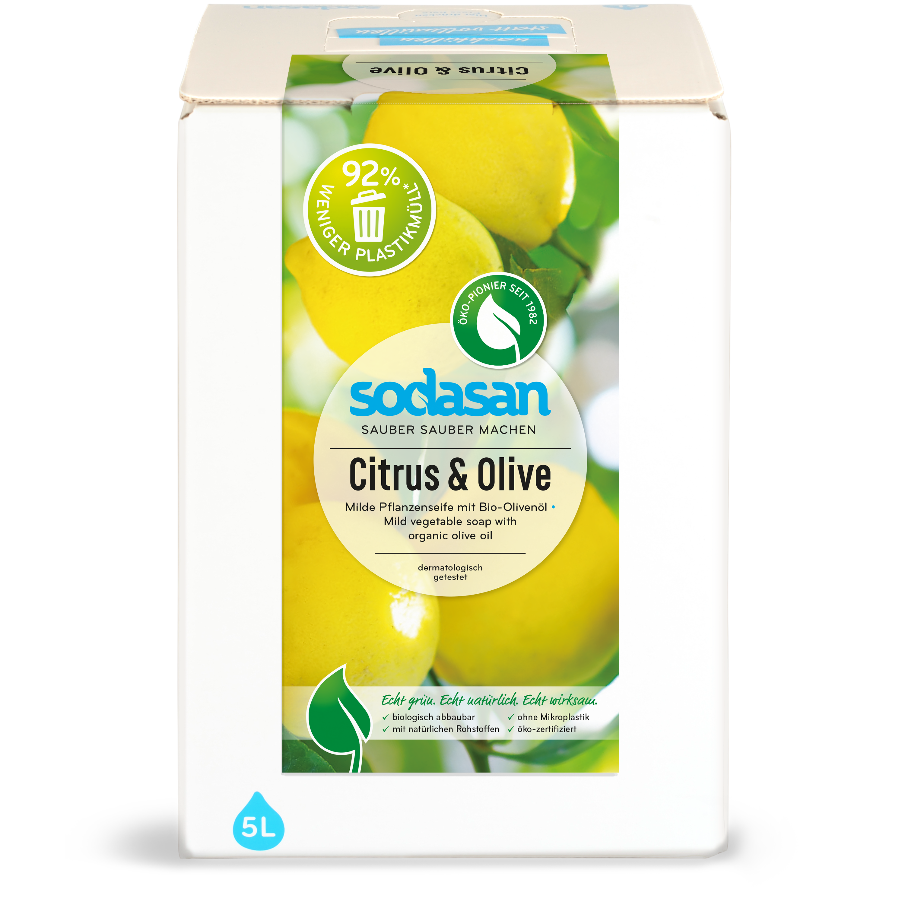 Sodasan Citrus & Olive Planzenseife