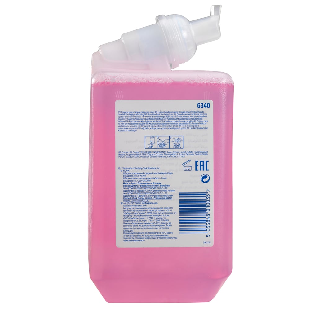 Scott® Essential™ Schaumseife rosa 6340 Scott® Essential™ Schaumseife rosa 6340