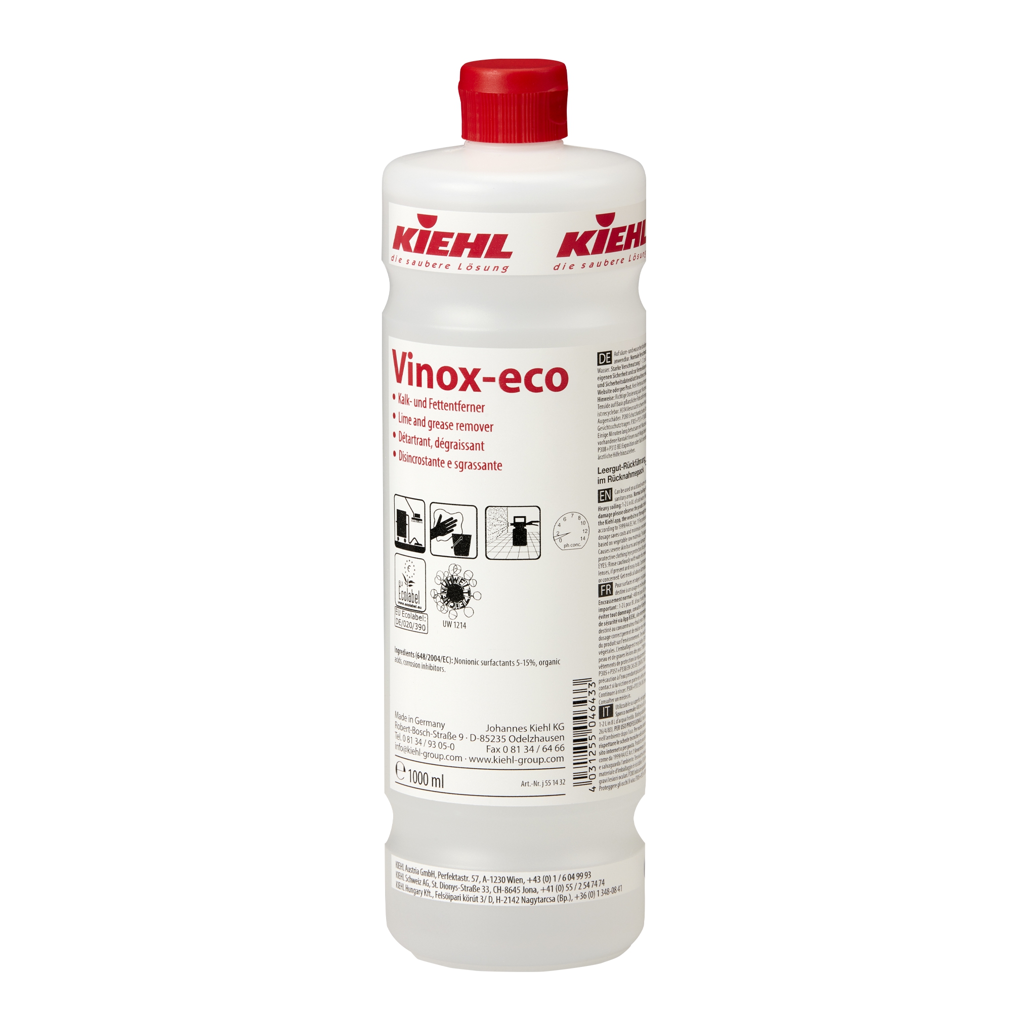 KIEHL Vinox Eco Kalk- u. Fettentferner KIEHL Vinox Eco Kalk- u. Fettentferner