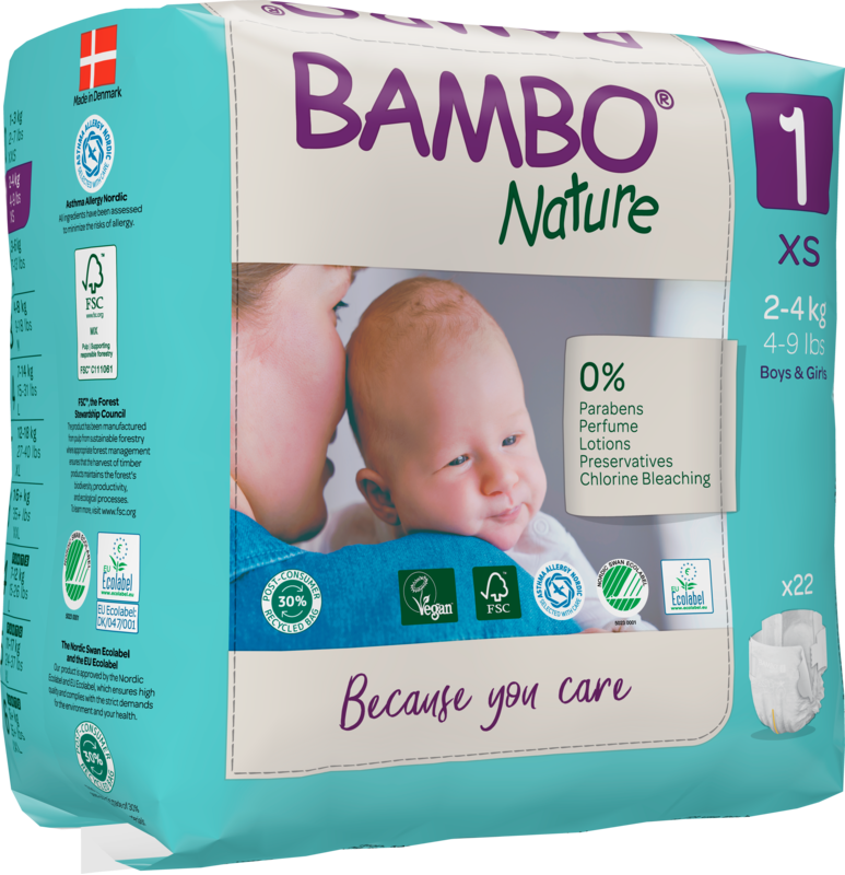 Bambo Nature Windeln Größe 1, 2-4 kg Bambo Nature Windeln Größe 1, 2-4 kg