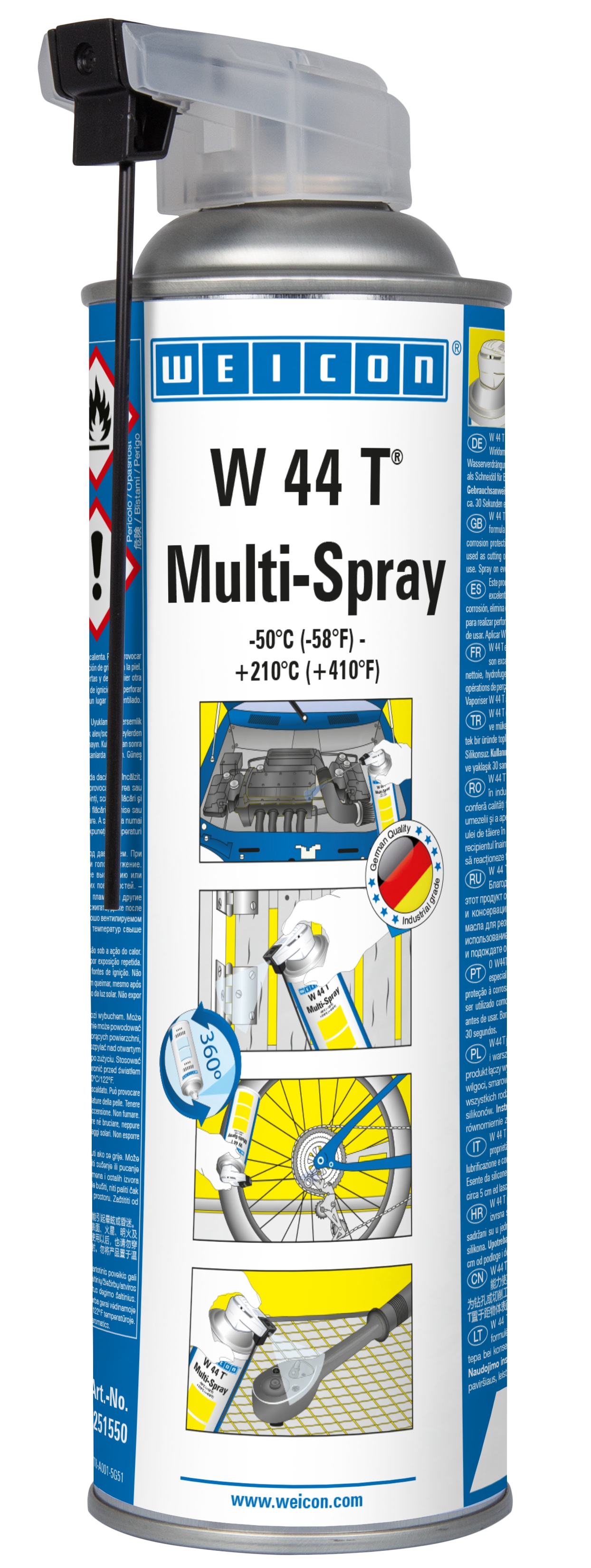 WEICON W 44 T Multi-Spray 500 ml Smart Straw WEICON W 44 T Multi-Spray 500 ml Smart Straw