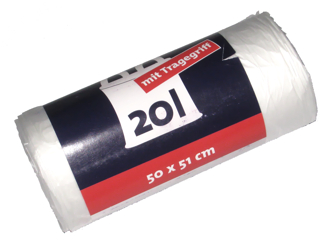 Mülleimerbeutel HDPE, 20 ltr. 50x51 cm Mülleimerbeutel HDPE, 20 ltr. 50x51 cm