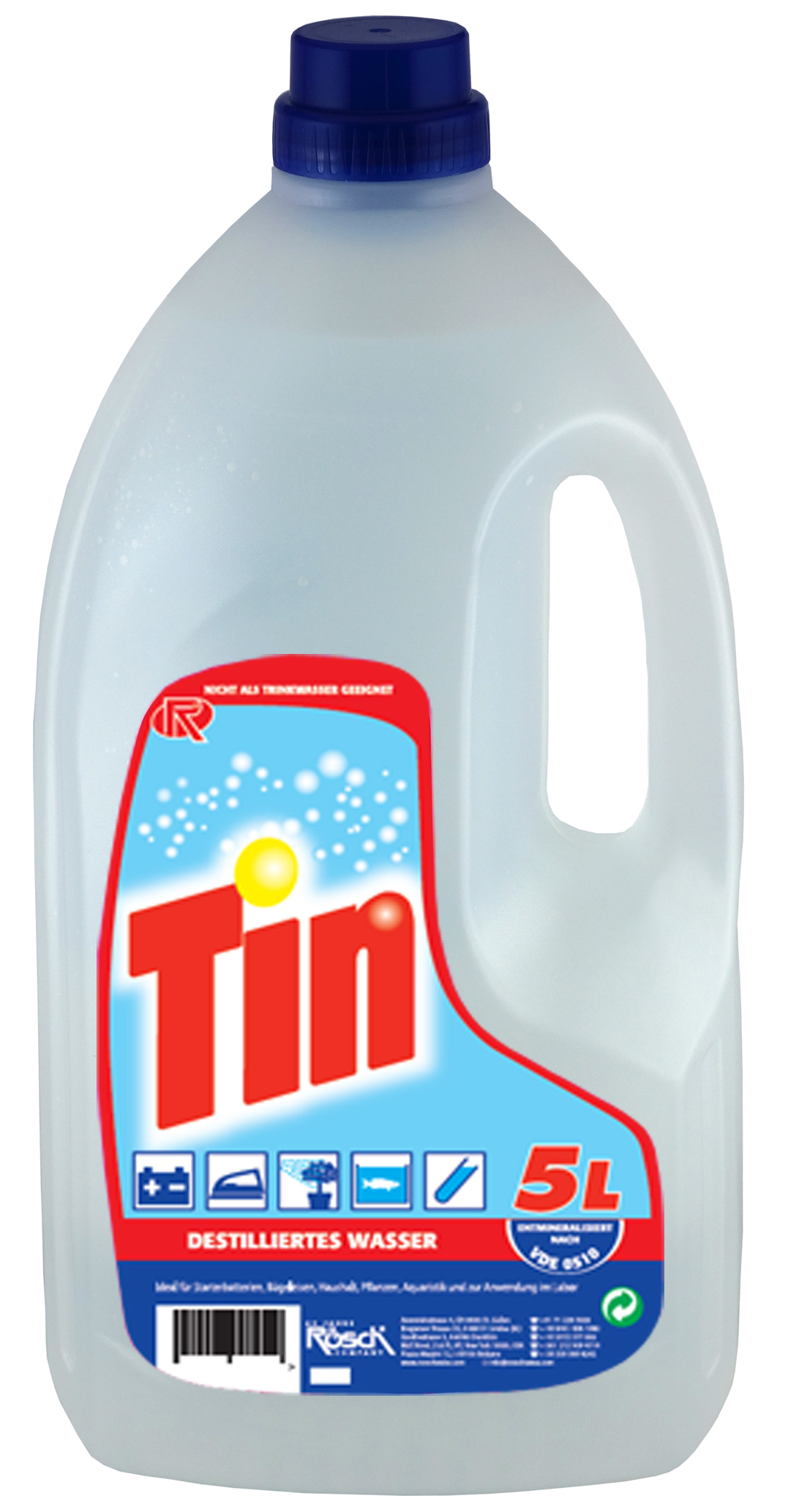 Tin Destilliertes Wasser Tin Destilliertes Wasser