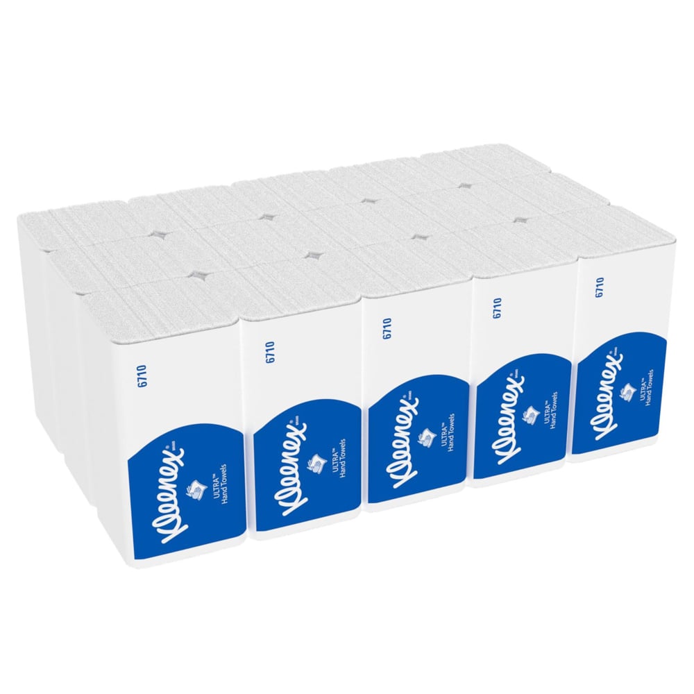 Kleenex Ultra Papierhandtücher weiß 6710 Kleenex Ultra Papierhandtücher weiß 6710