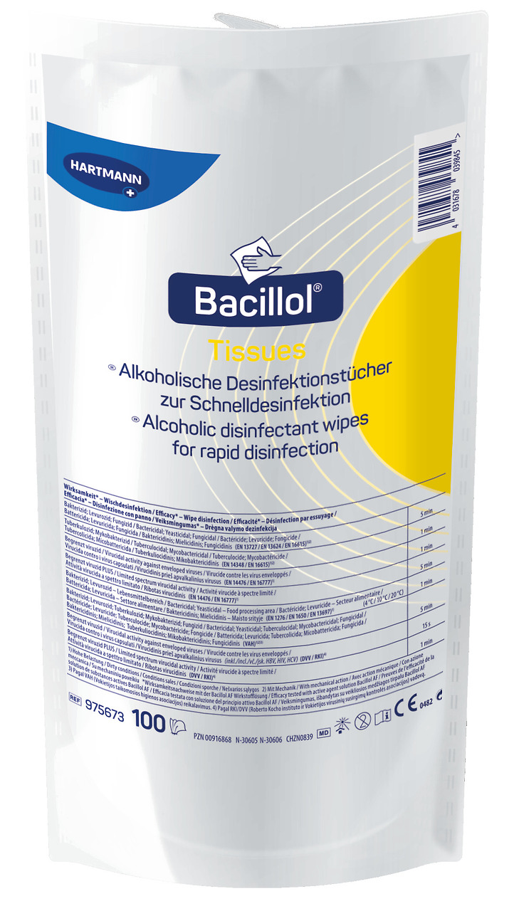 Bode Bacillol Tissues Nachfüll-Desinfektionstücher