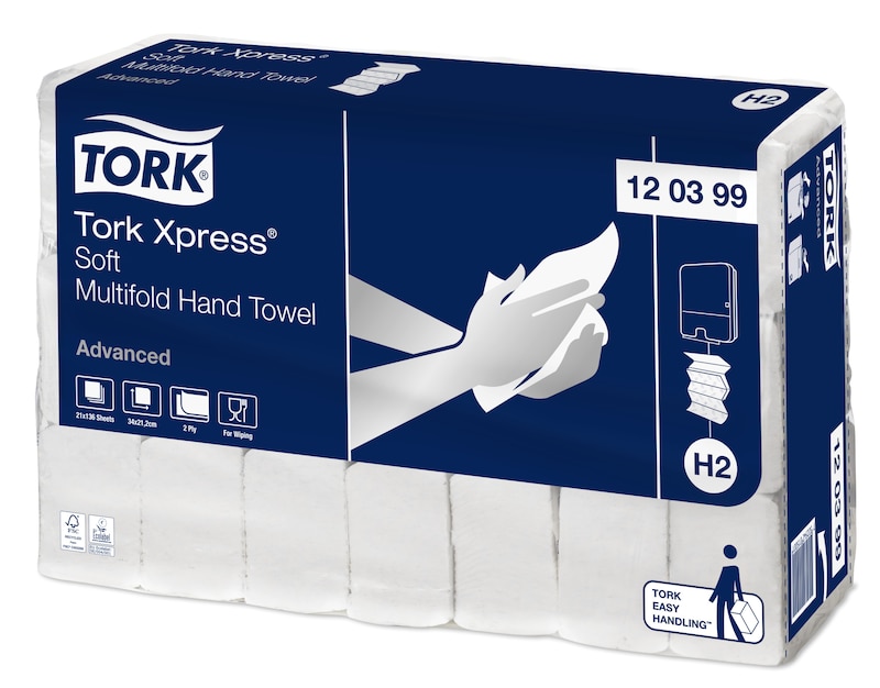 Tork Xpress® Falthandtücher Advanced 120399 Tork Xpress® Falthandtücher Advanced 120399
