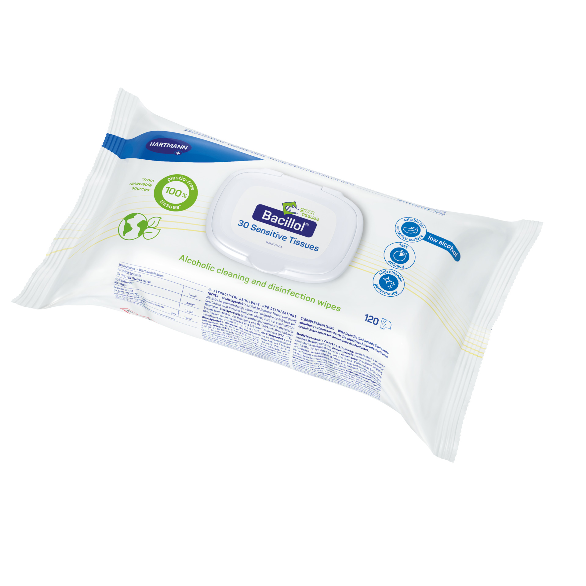 Hartmann Bacillol 30 Sensitive Tissues Green Hartmann Bacillol 30 Sensitive Tissues Green