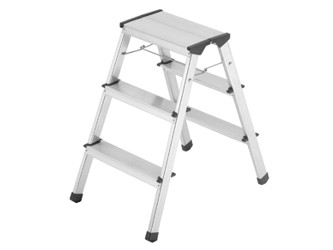 HAILO Alu Doppel-Klapp-Tritt Rolly 3 Stufen HAILO Alu Doppel-Klapp-Tritt Rolly 3 Stufen