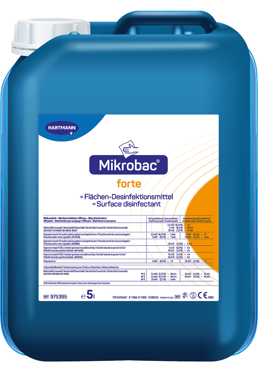 Bode Mikrobac Forte Flächendesinfektionsreiniger Bode Mikrobac Forte Flächendesinfektionsreiniger